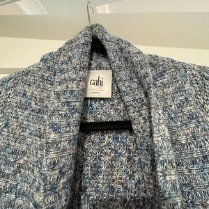 Sweater, sleeveless cardigan, beautiful blue, never worn